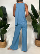 Fresh Laundry Foldover Linen Pant | Vagabond Apparel Boutique