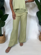 Fresh Laundry Foldover Linen Pant | Vagabond Apparel Boutique