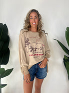 Free People Graphic Camden Yellowstone Bison | Vagabond Apparel Boutique