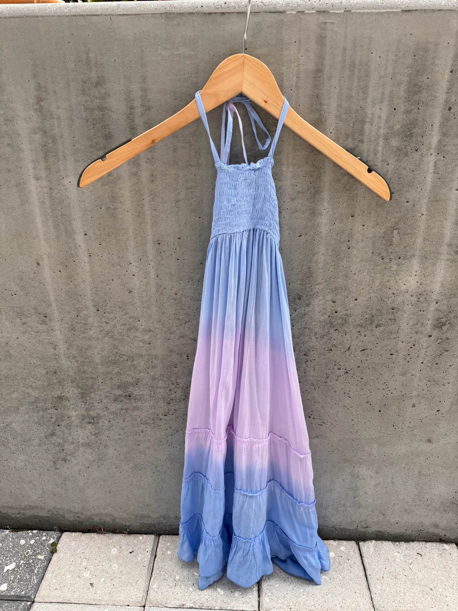 Tiare Hawaii Kid Bellini Dress Ombré Violet