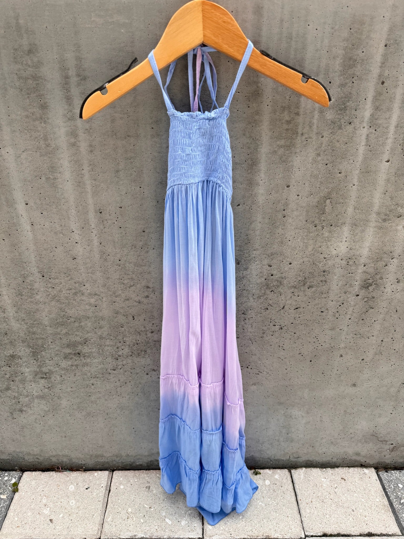 Tiare Hawaii Kid Bellini Dress Ombré Violet