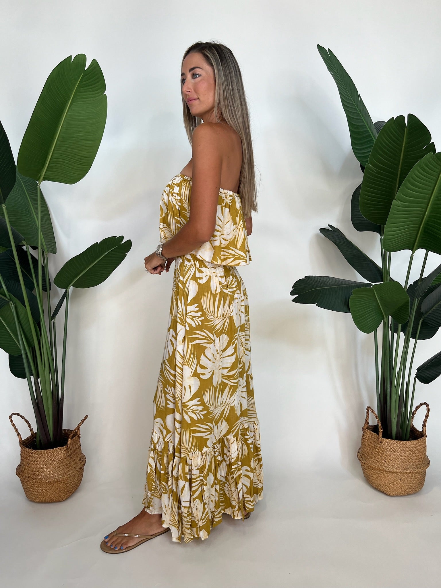 Tiare Hawaii Bungalow Maxi Gold | Vagabond Apparel Boutique