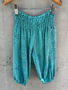 PiYoga Teal Flower Of Life Baby Pants | Vagabond Apparel Boutique