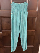 PiYoga Teal Flower Of Life Kids Pant | Vagabond Apparel Boutique