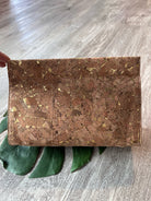 BC Cork Triangle Clutch