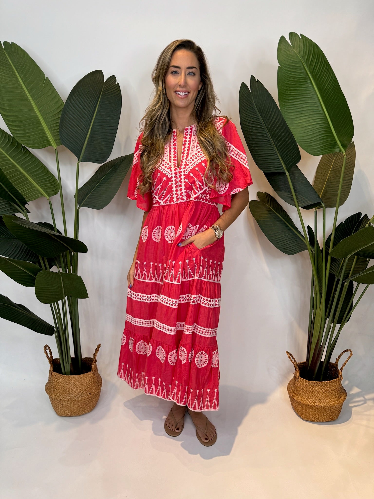 Oliphant V-Neck Maxi Soleil