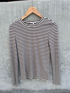 Splendid Stripe Bamboo LS Tee