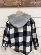 Feather 4 Arrow Upland Flannel Shacket Black