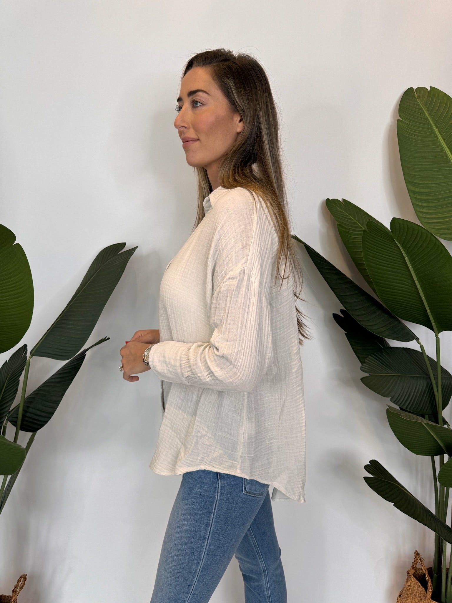 Felicite Dropped Shoulder Shirt