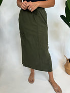 Bella Dahl Cargo Midi Skirt | Vagabond Apparel Boutique