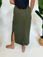 Bella Dahl Cargo Midi Skirt | Vagabond Apparel Boutique