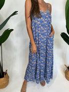 Khush Tahiti Dress Palm Indigo | Vagabond Apparel Boutique