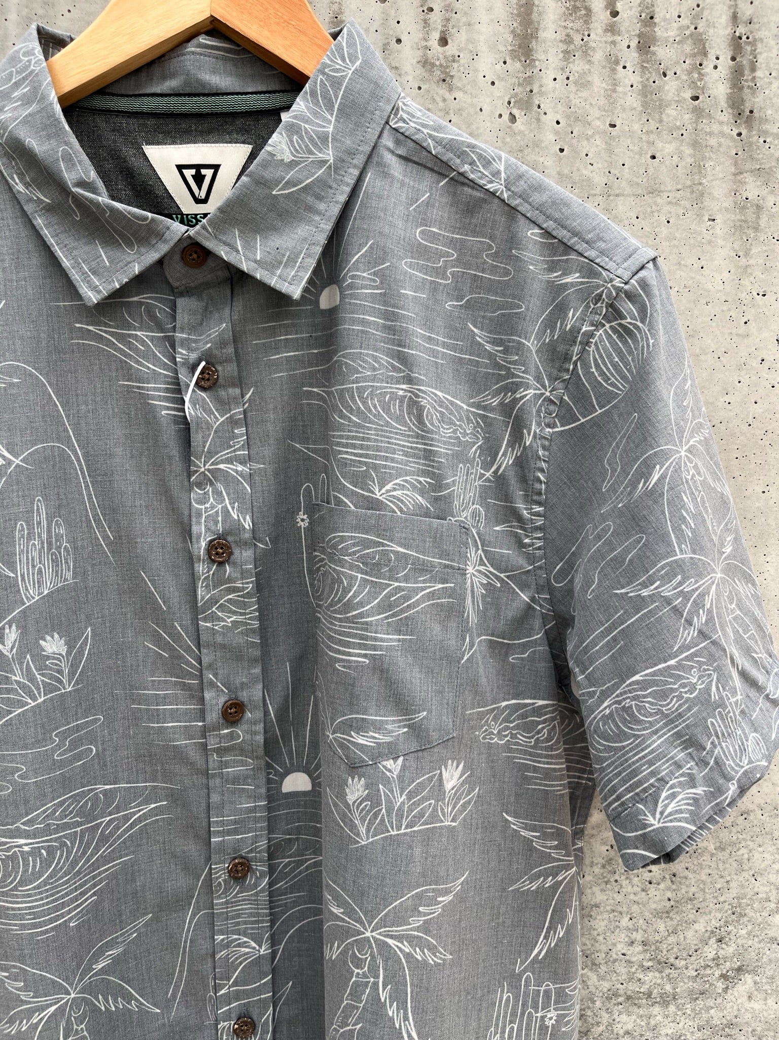 Vissla Desert Barrels Eco SS Shirt Midnight