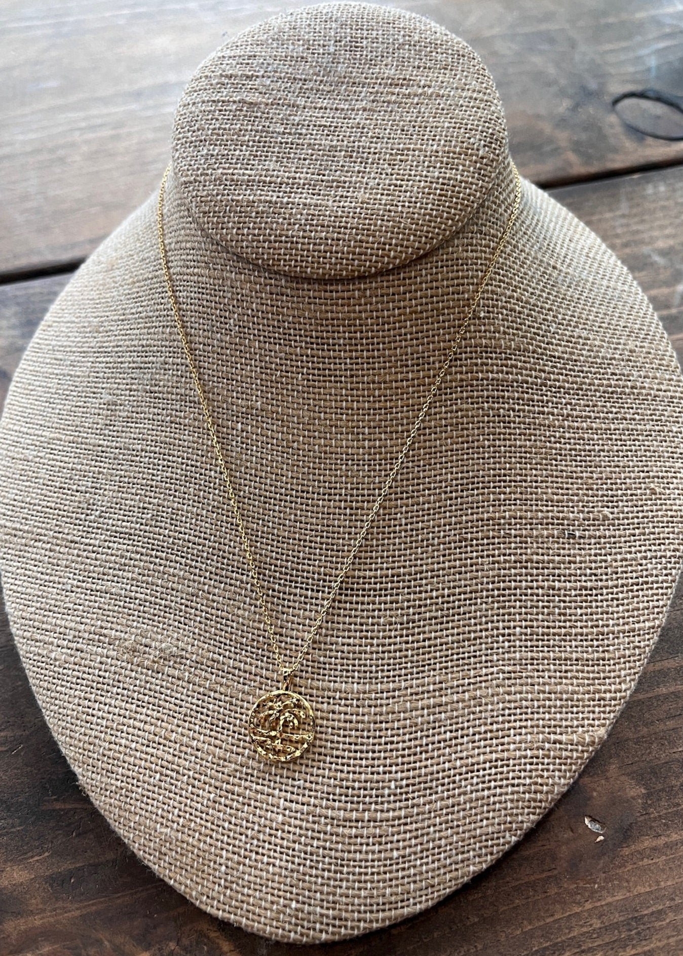 GSA Palm Coin Pendant Necklace | Vagabond Apparel Boutique