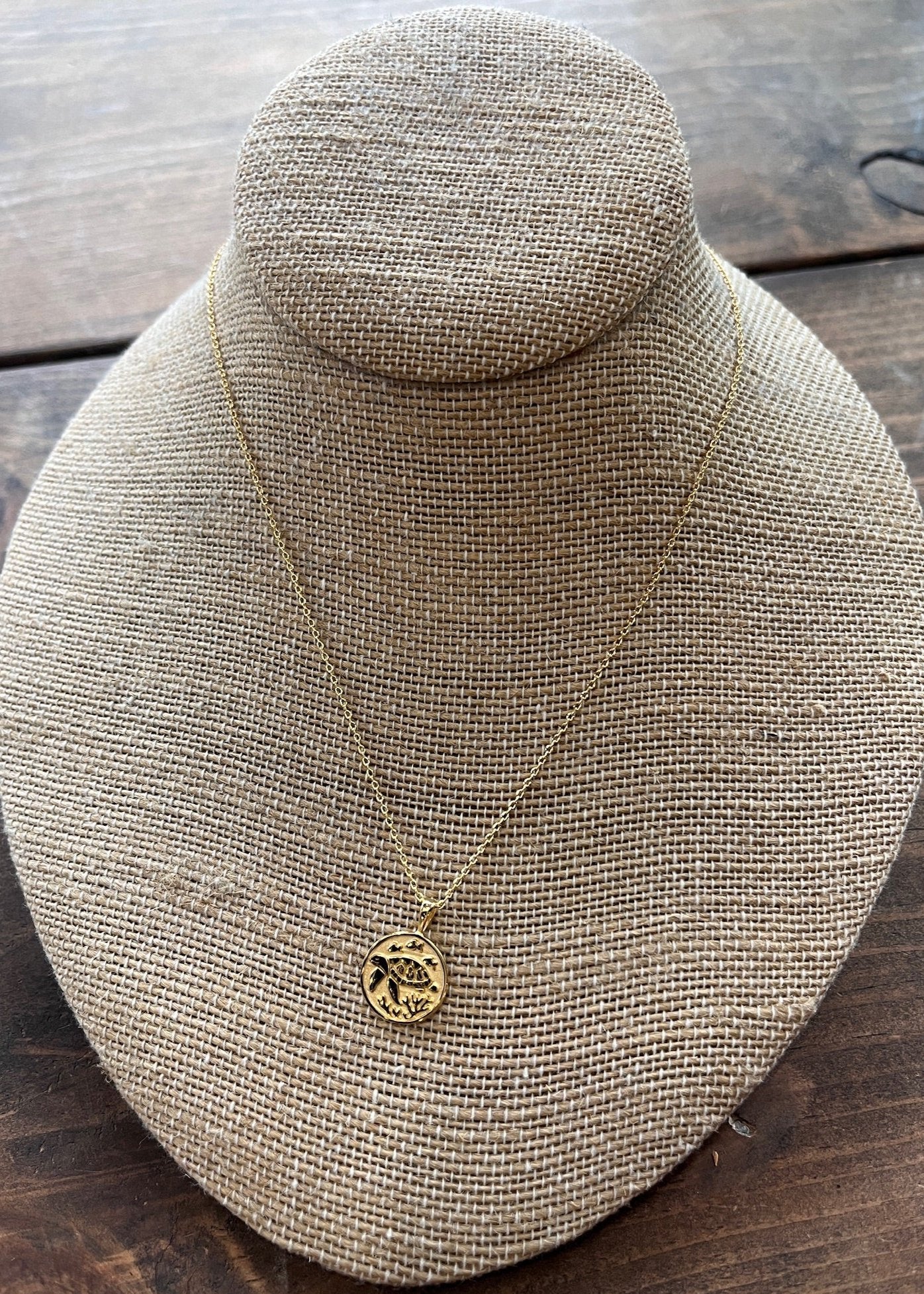 GSA Turtle Coin Pendant Necklace | Vagabond Apparel Boutique