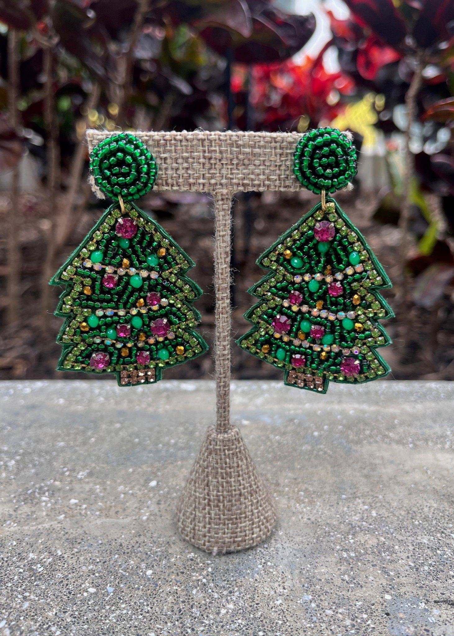 GSA Christmas Tree Earrings | Vagabond Apparel Boutique