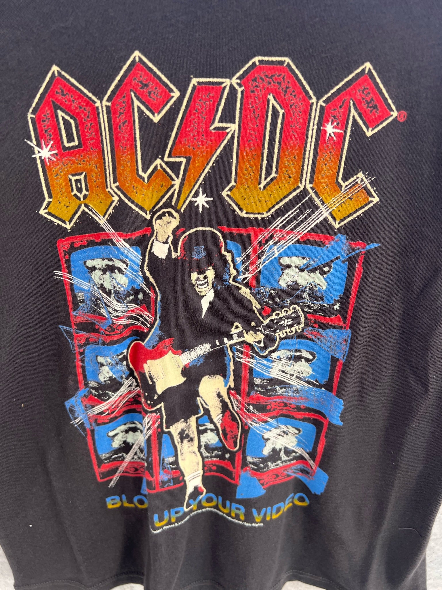 Chaser Kid Colby Tee ACDC Vintage Black