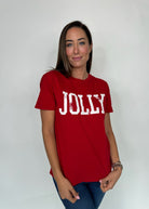 Z Supply Jolly Boyfreind Tee Haute Red | Vagabond Apparel Boutique