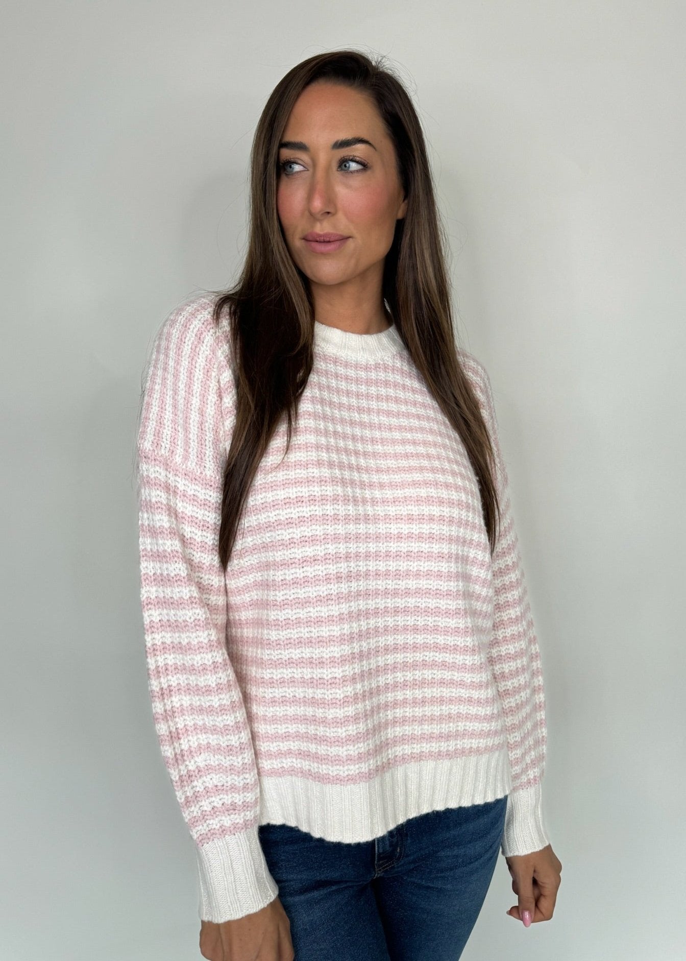 Splendid Robyn Stripe Sweater Cotton Candy Stripe | Vagabond Apparel Boutique