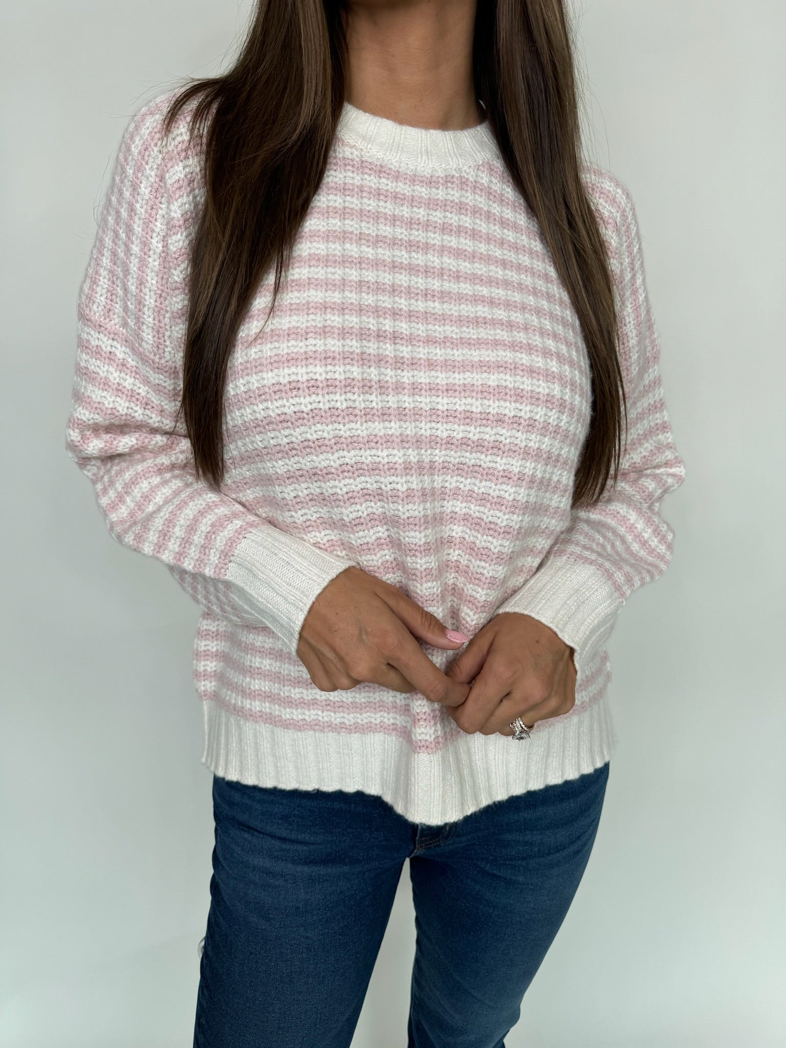 Splendid Robyn Stripe Sweater Cotton Candy Stripe | Vagabond Apparel Boutique