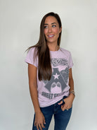 Recycled Karma Aerosmith Tee Lilac | Vagabond Apparel Boutique