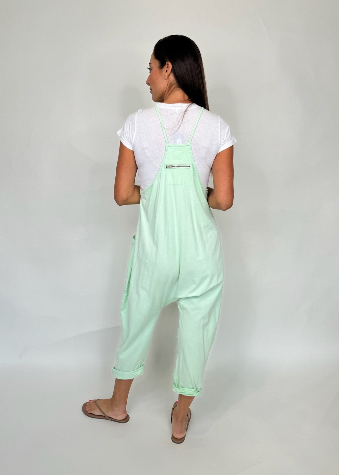 Free People Hot Shot Onesie Pistachio | Vagabond Apparel Boutique