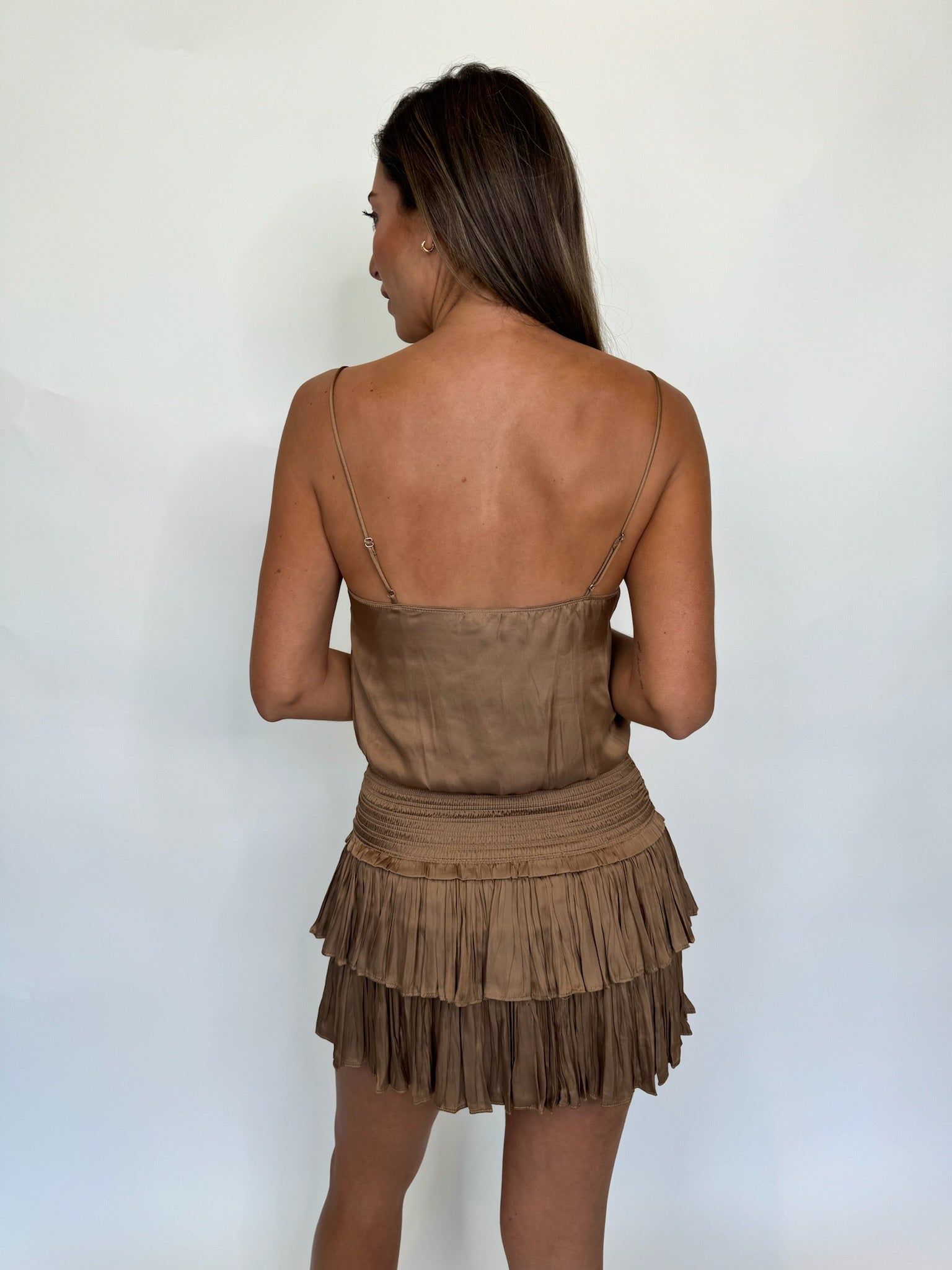 Reset Amore Skirt Bronze | Vagabond Apparel Boutique