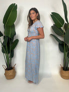 Khush Leilani Dress Palm Sky | Vagabond Apparel Boutique