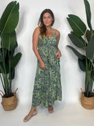 Khush Mavie Dress Tropical Green | Vagabond Apparel Boutique