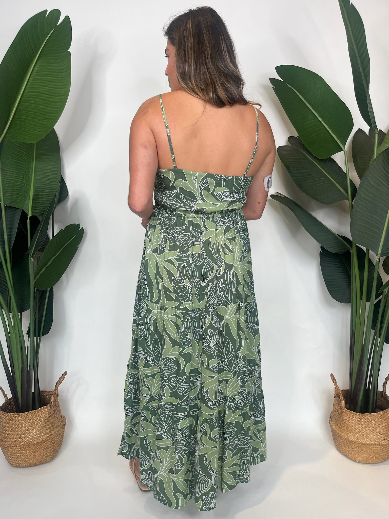 Khush Mavie Dress Tropical Green | Vagabond Apparel Boutique