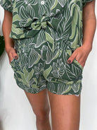 Khush Mar Shorts Tropical Green | Vagabond Apparel Boutique