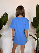 Daydreamer Fleetwood Mac Rumors Tee Dress Azure Blue