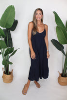 Splendid Kit Gauze Maxi Dress Navy | Vagabond Apparel Boutique