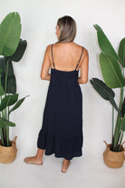 Splendid Kit Gauze Maxi Dress Navy | Vagabond Apparel Boutique