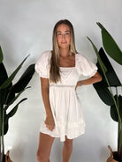 Reset Puff Sleeve Dress Ivory