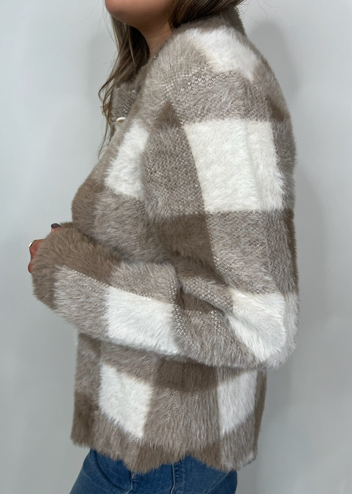 Bella Dahl Knitted Fuzzy Shacket | Vagabond Apparel Boutique