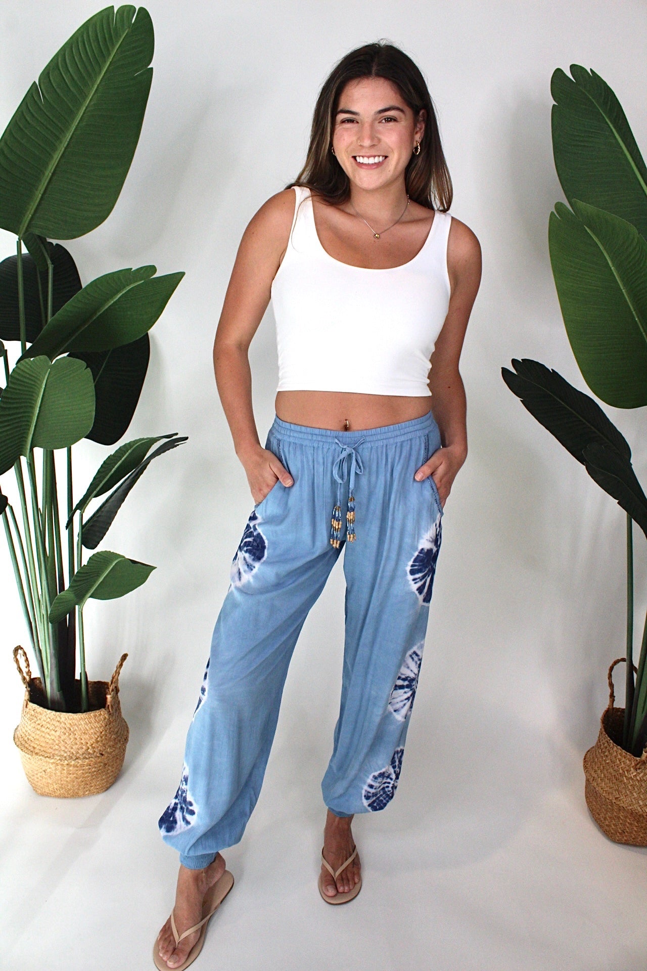 Skemo Sunburst Pant Indigo | Vagabond Apparel Boutique