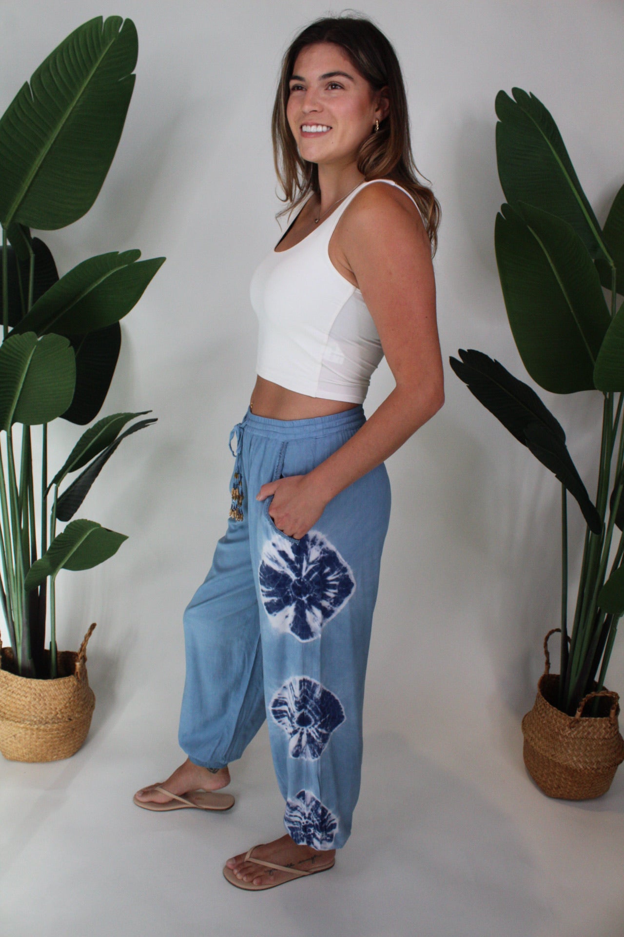 Skemo Sunburst Pant Indigo | Vagabond Apparel Boutique