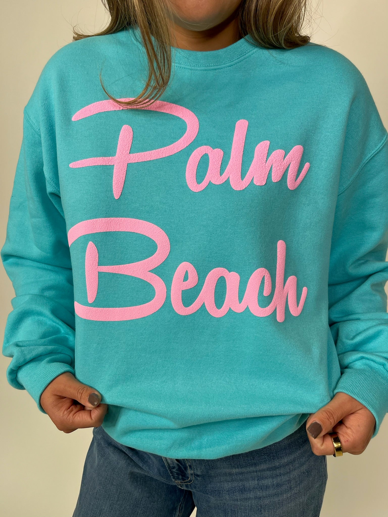 Niki Art Palm Beach Retro Pullover | Vagabond Apparel Boutique