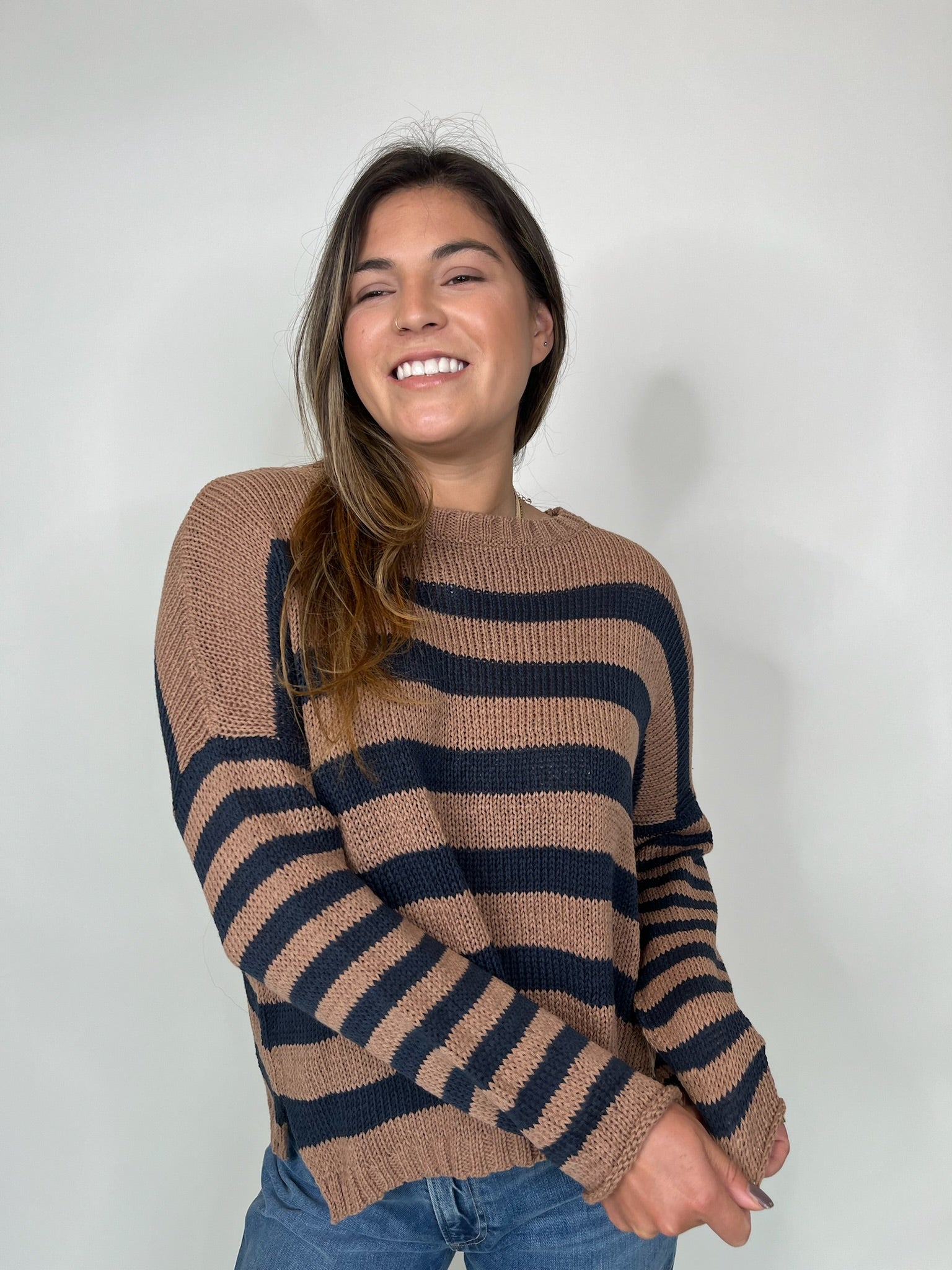 Wooden Ships Taylor Stripe Crew | Vagabond Apparel Boutique