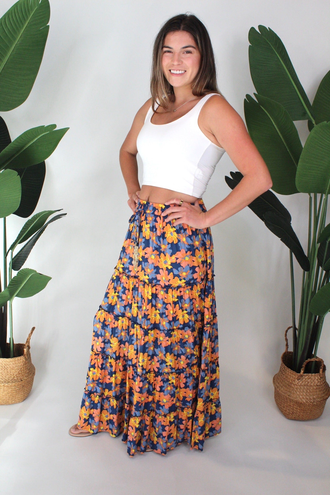 Skemo Winter Lily Magical Skirt Floral | Vagabond Apparel Boutique