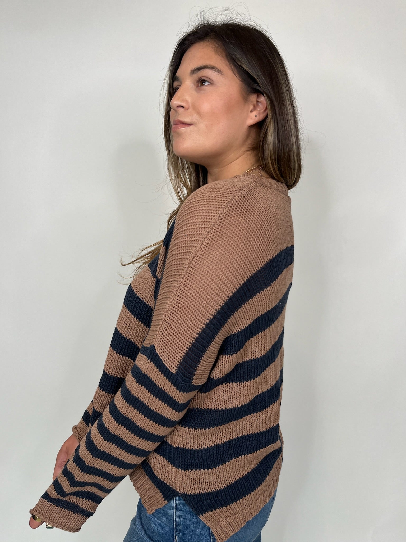 Wooden Ships Taylor Stripe Crew | Vagabond Apparel Boutique