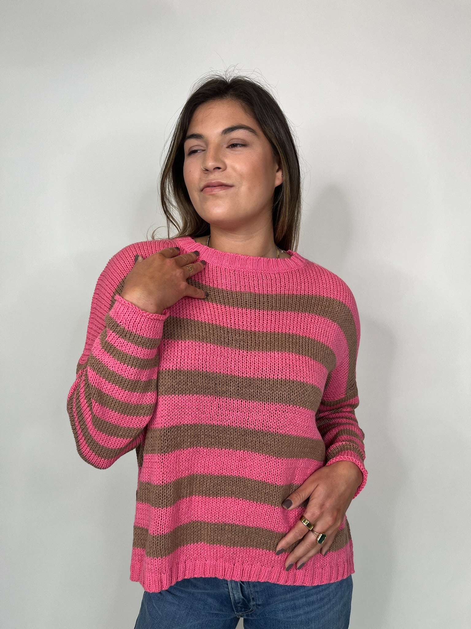 Wooden Ships Taylor Stripe Crew | Vagabond Apparel Boutique