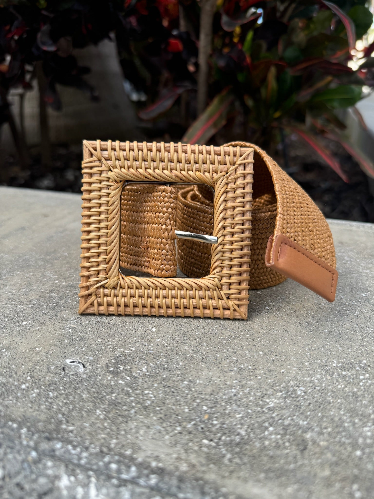 GSA Square Rattan Buckle Belt | Vagabond Apparel Boutique