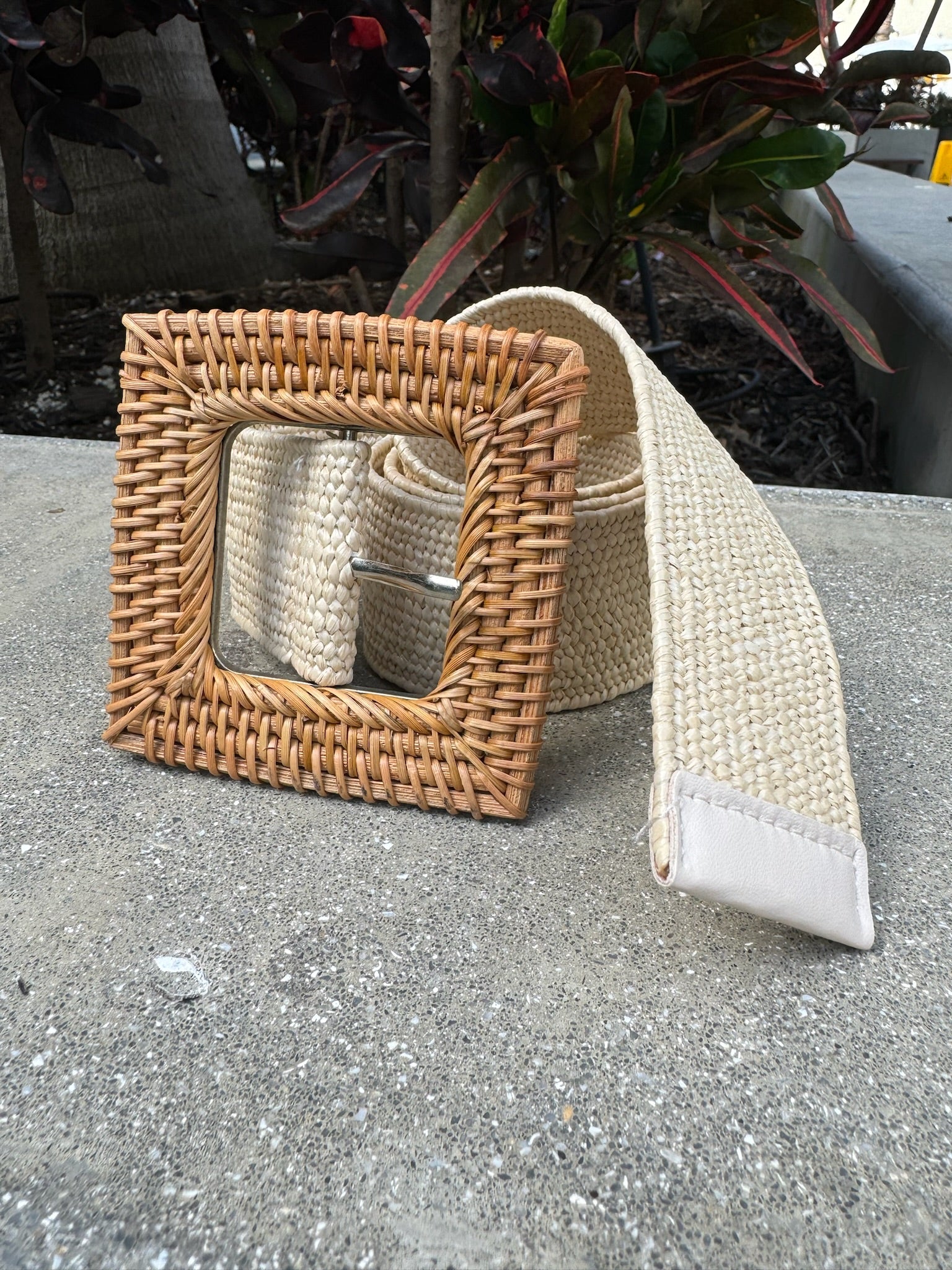 GSA Square Rattan Buckle Belt | Vagabond Apparel Boutique