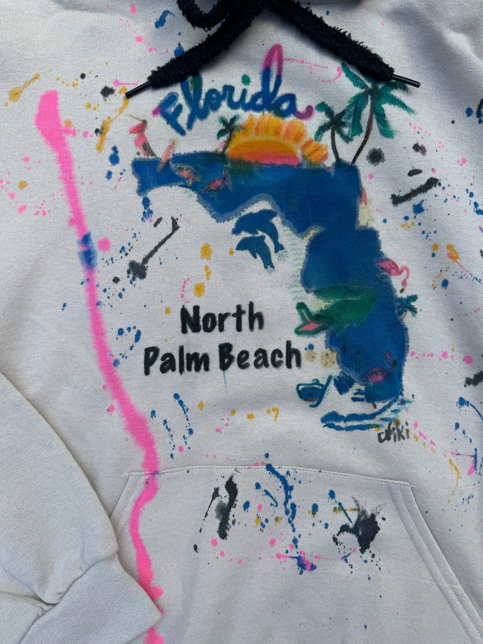 Niki Art North Palm Beach Hoodie | Vagabond Apparel Boutique