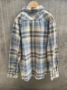 Vissla Central Coast Eco Boys LS Flannel Dusk