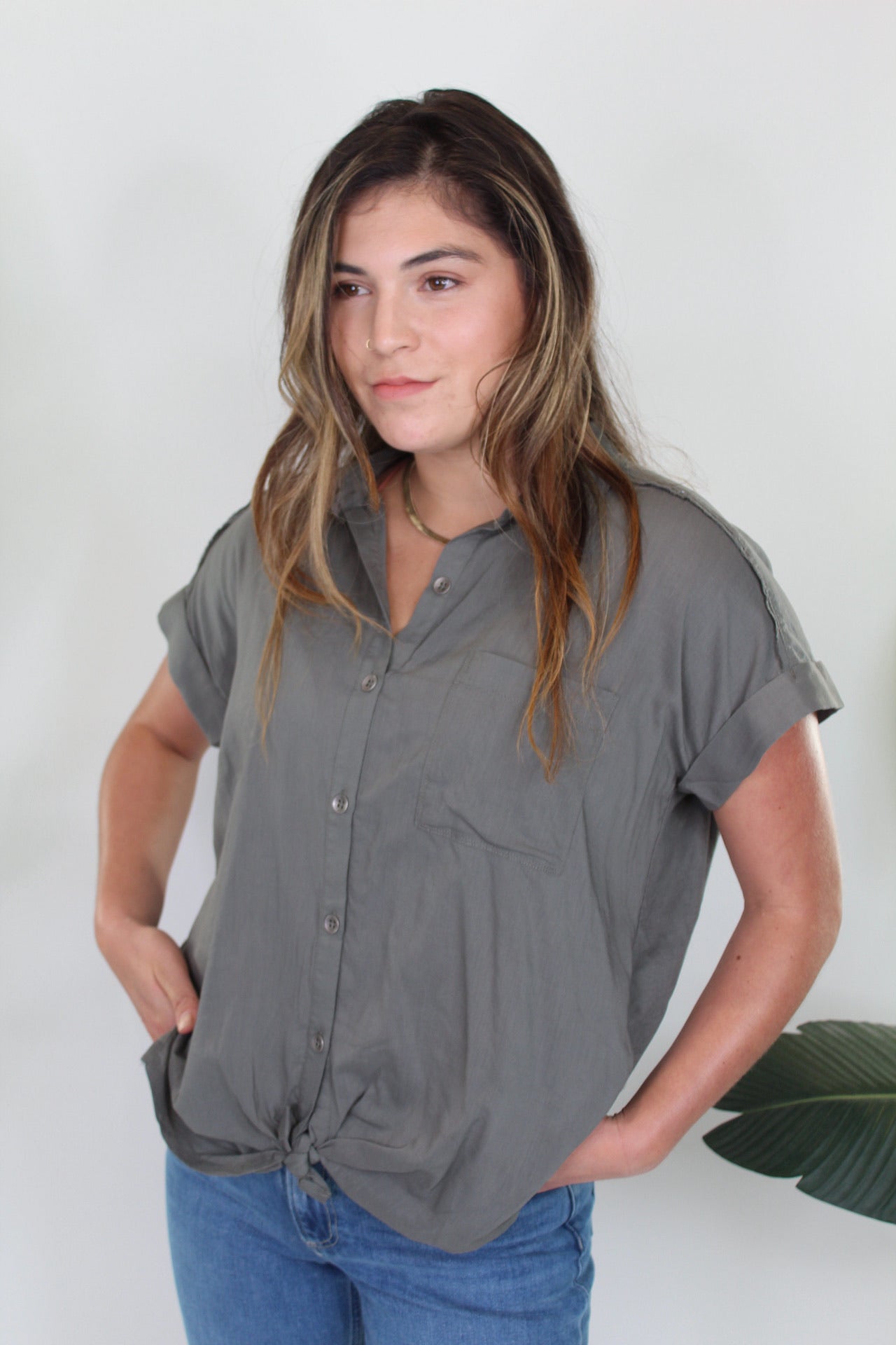 Splendid Short Sleeve Paige Shirt | Vagabond Apparel Boutique