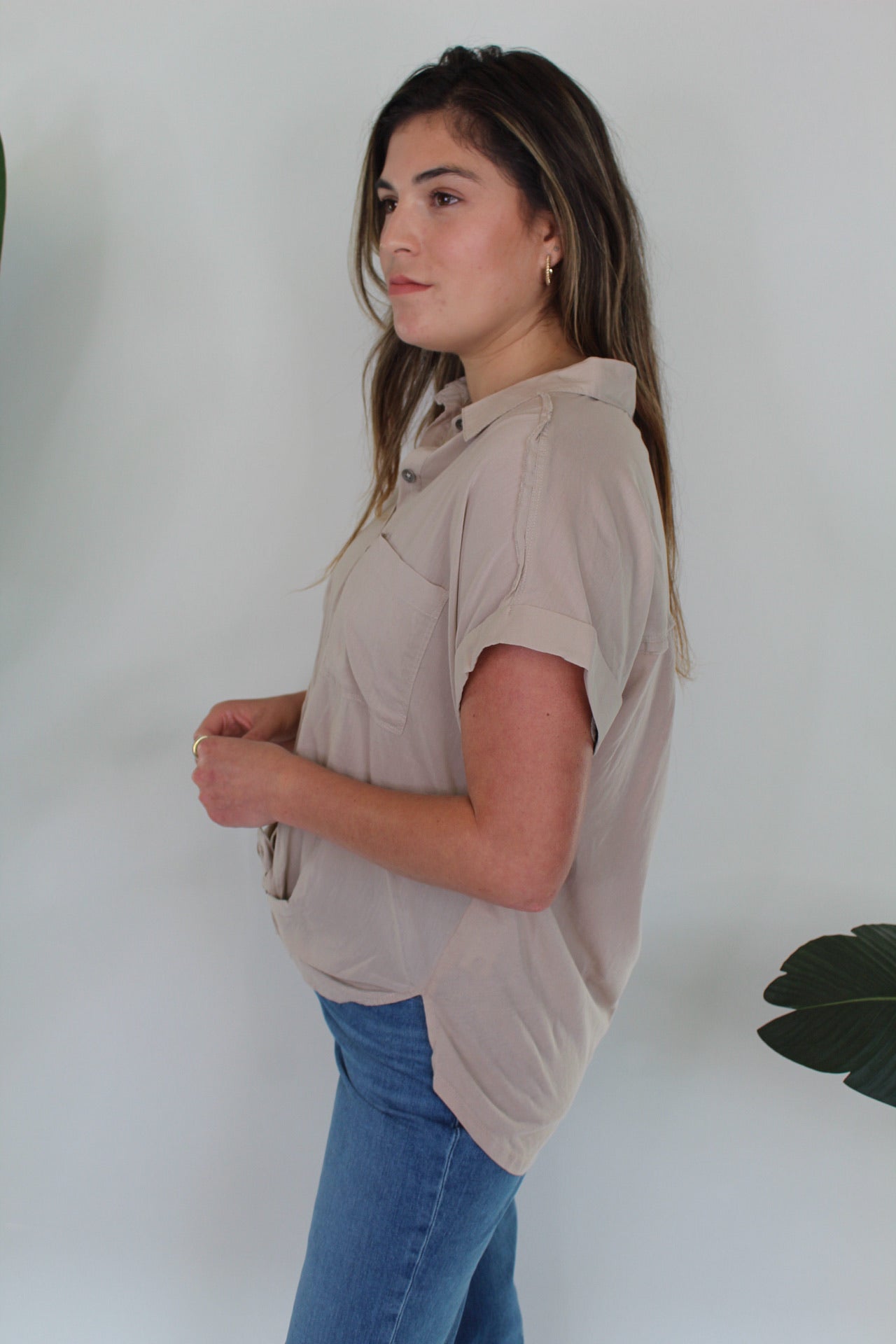 Splendid Short Sleeve Paige Shirt | Vagabond Apparel Boutique