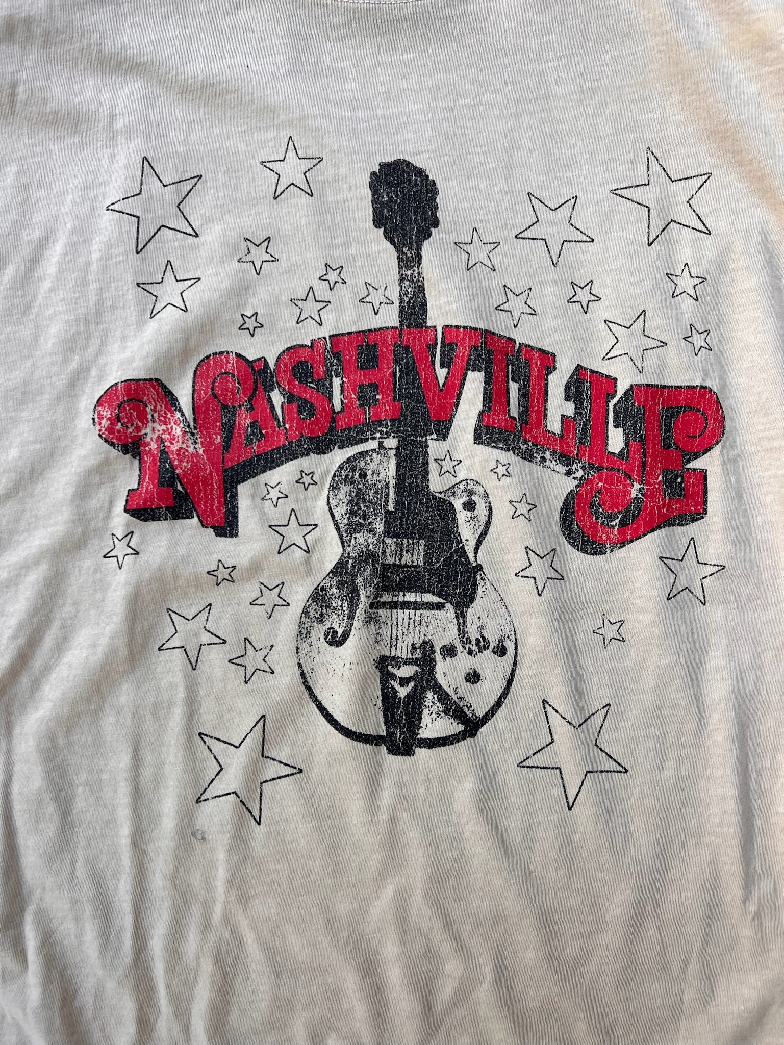 Girl Dangerous Nashville Guitar Tee Sand